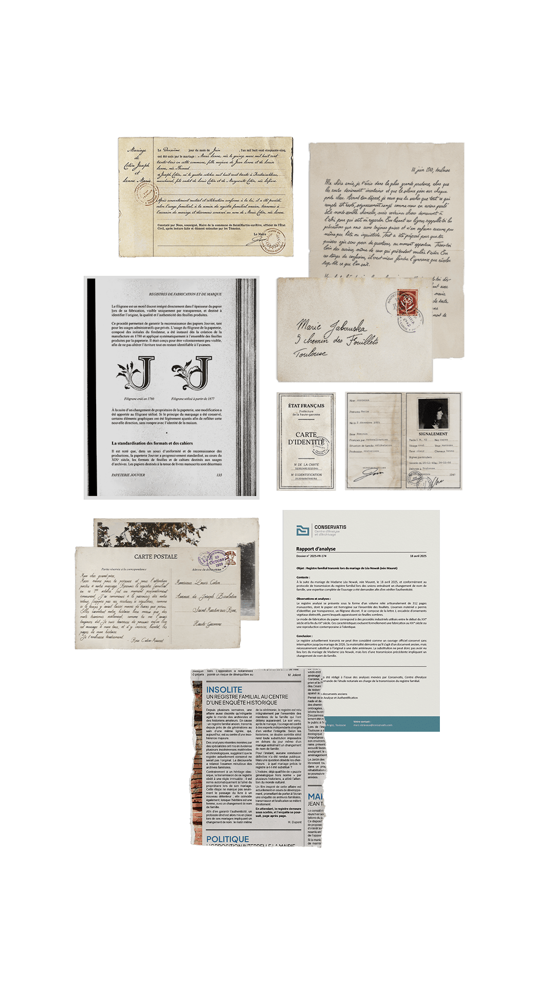 Visuels pour jeu d'enquête à la maison - direction artistique et graphisme par Babirosky