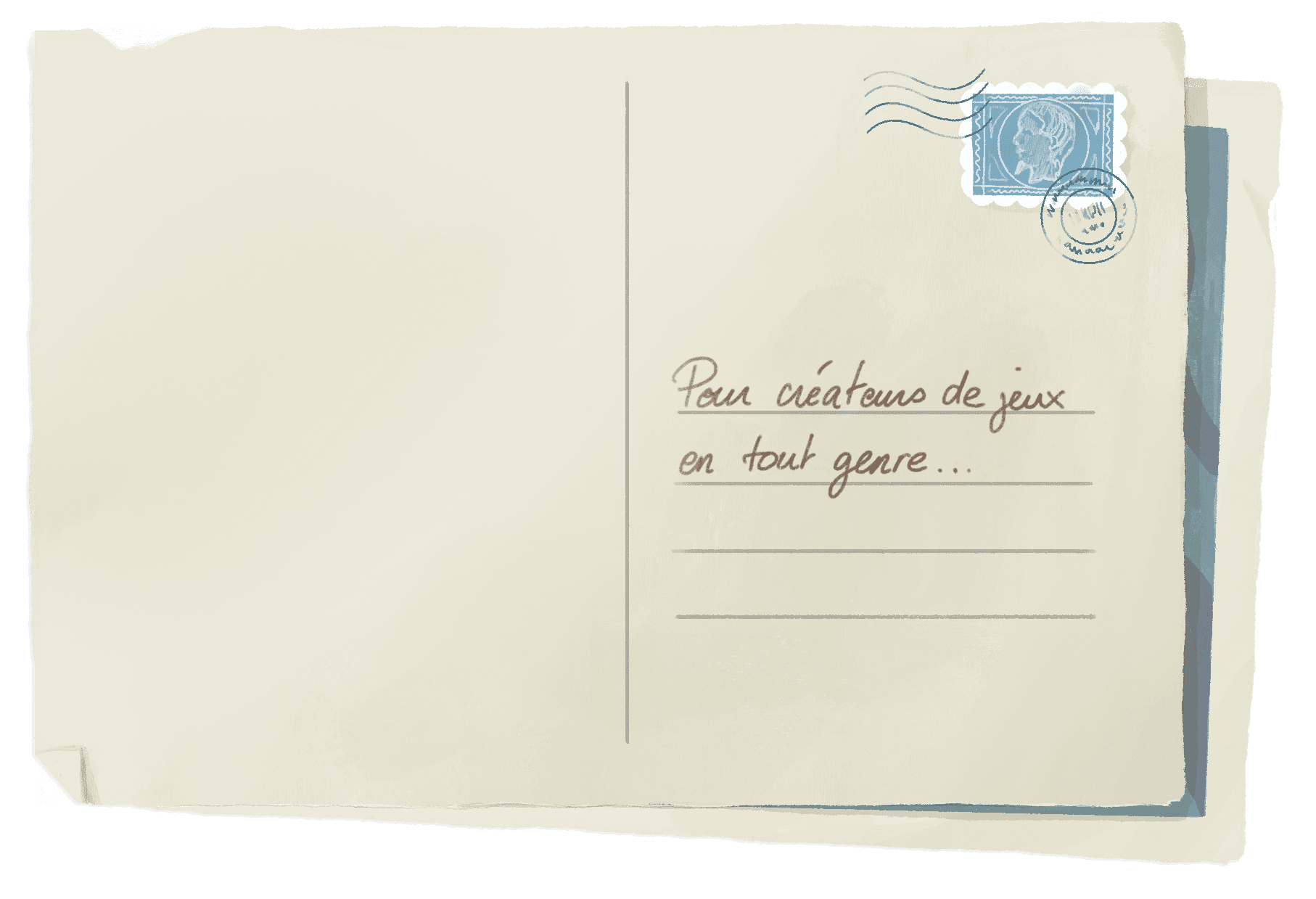 carte postale illustrée - Babirosky